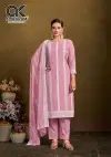 Lucknowi Work By Al Karam Cotton Dress Material Wholesale Clothing Suppliers In India
